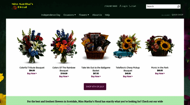 missmarthasfloral.com
