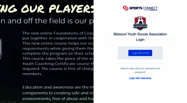 missourisoccer.sportsaffinity.com