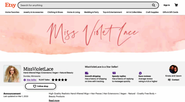 missvioletlace.com