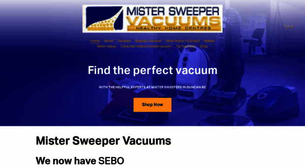 mistersweepervacuums.com