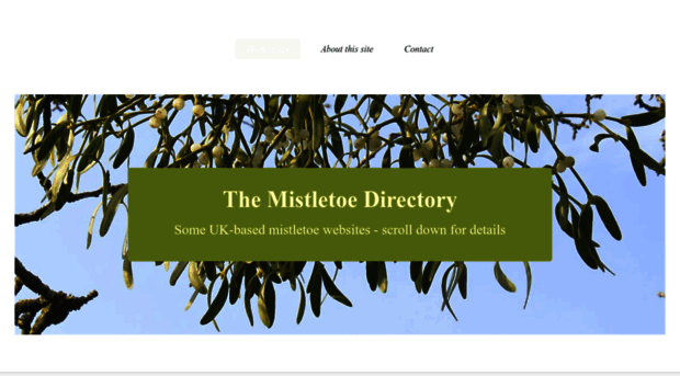 mistletoe.org.uk