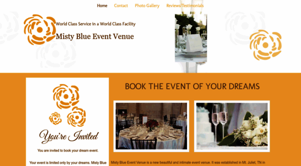 mistyblueeventvenue.com