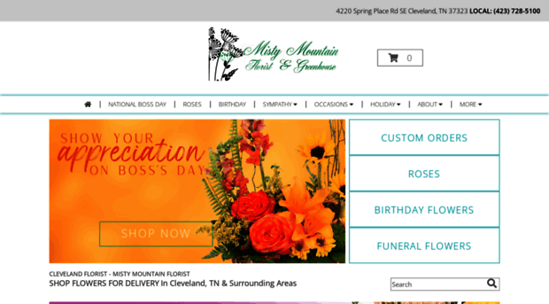 mistymountainflorist.net