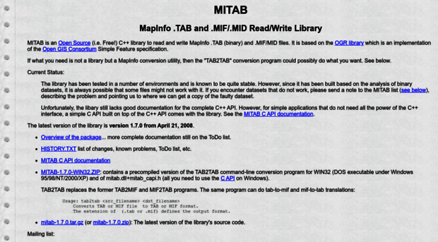 mitab.maptools.org