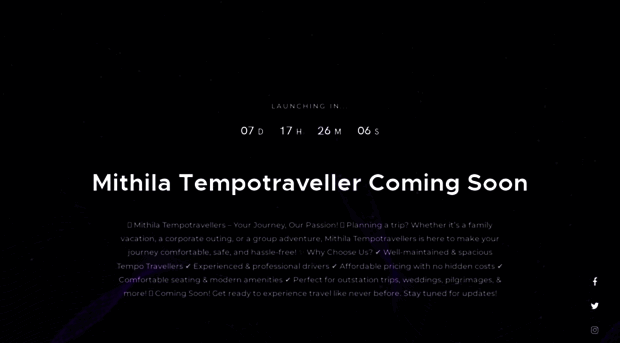 mithilatempotraveller.com