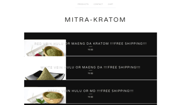 mitrakratom.bigcartel.com