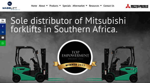 mitsubishiforklifts.co.za