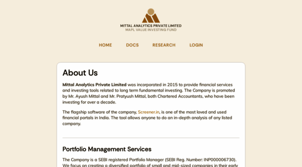 mittalanalytics.com