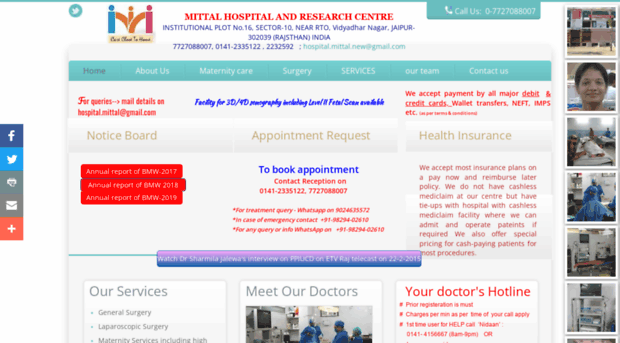 mittalhospitaljaipur.com