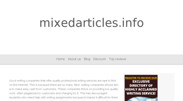 mixedarticles.info