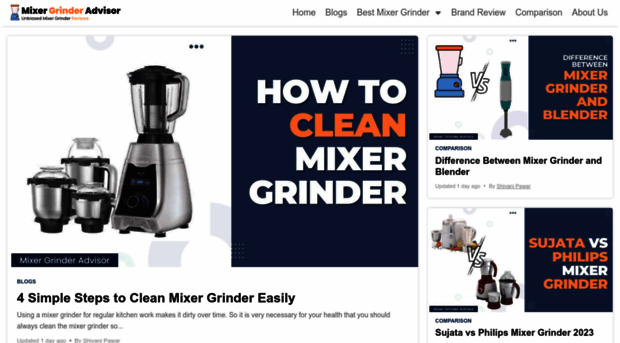 mixergrinderadvisor.in