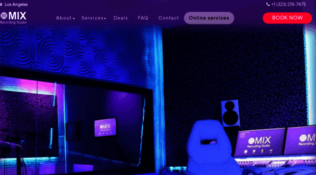 mixrecordingstudio.com