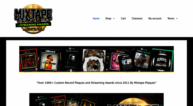 mixtapeplaques.com