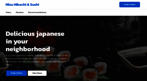 mizuhibachiandsushi.com