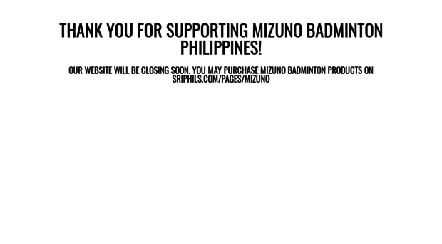 mizunobadminton-ph.com