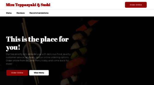 mizuteppanyakisushi.com