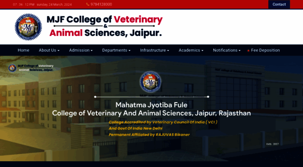 mjfveterinarycollege.org