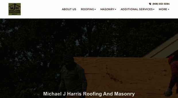 mjharrisroofing.com