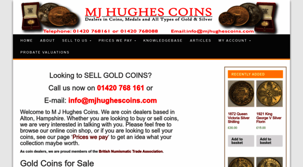 mjhughescoins.co.uk