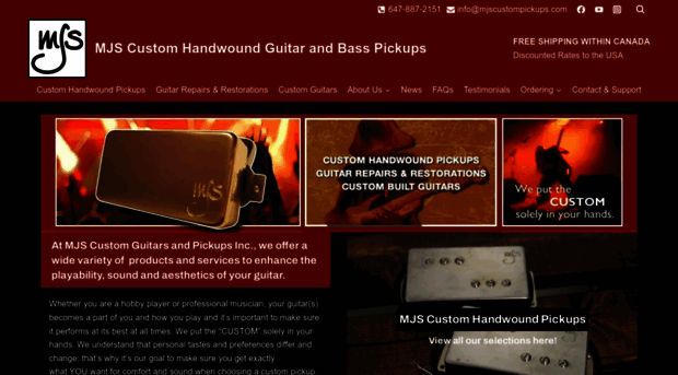 mjscustompickups.com