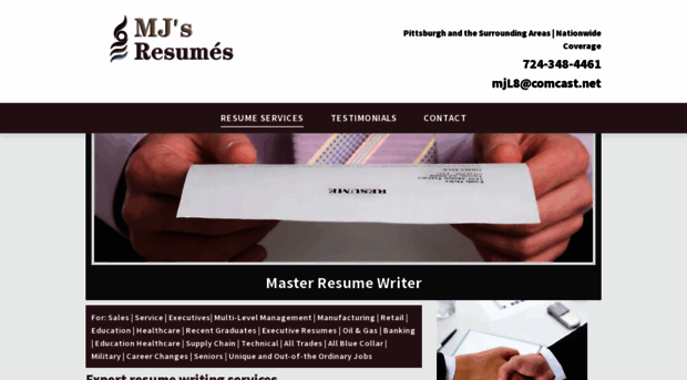 mjsresumes.com