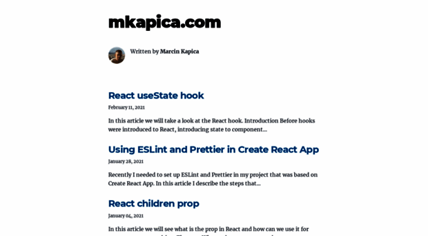mkapica.com