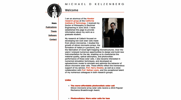 mkelzenb.caltech.edu