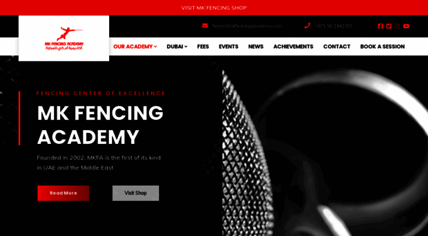 mkfencingacademy.com