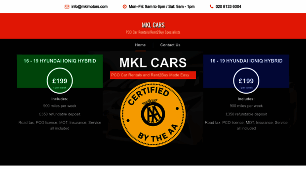 mklcars.co.uk