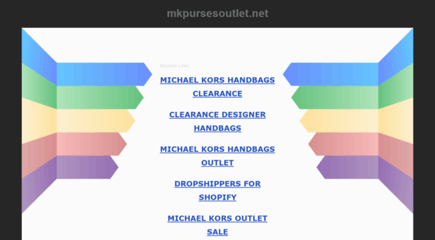 mkpursesoutlet.net