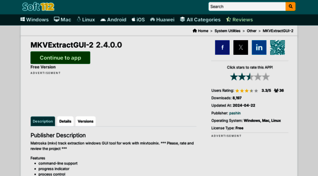 mkvextractgui-2.soft112.com