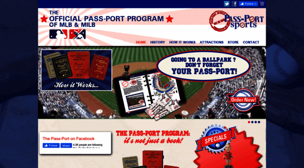 mlbballparkpassport.com