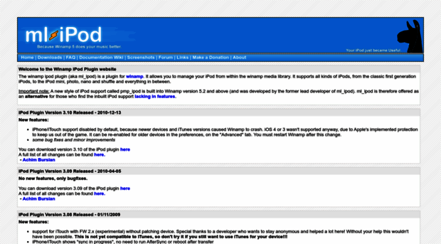 mlipod.sourceforge.net