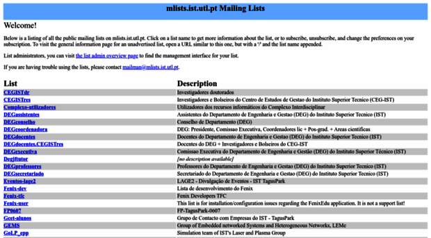 mlists.ist.utl.pt