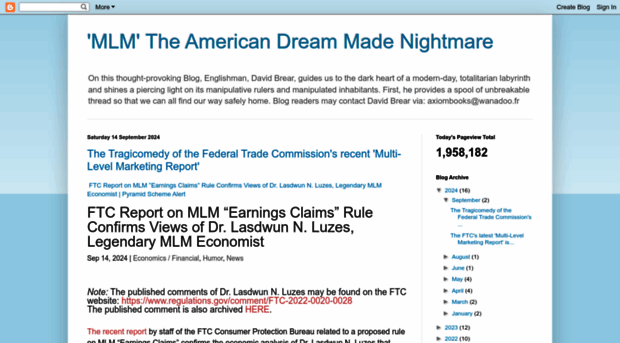 mlmtheamericandreammadenightmare.blogspot.com