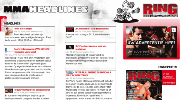 mmaheadlines.nl