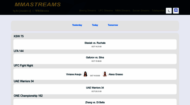 mmastreams.to - Mmastreams