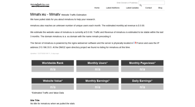 mmatv.eu.websitetrafficspy.com