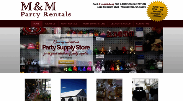 mmpartyrentals.com