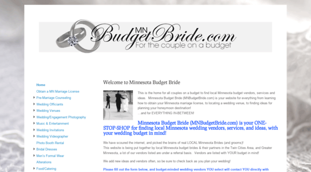 mnbudgetbride.com