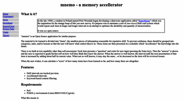 mnemo.sourceforge.net