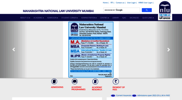 mnlumumbai.edu.in