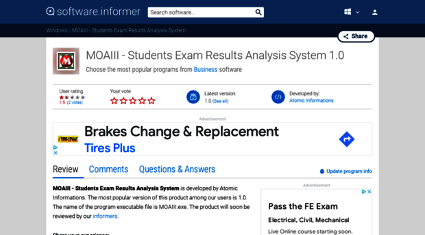 moaiii-students-exam-results-analysis-sy.software.informer.com