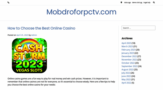 mobdroforpctv.com