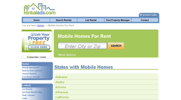 mobile-homes.rentalads.com