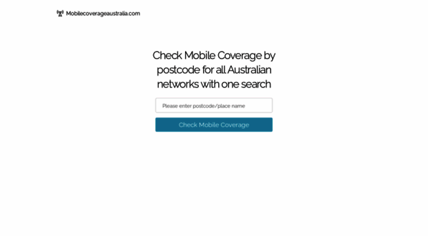 mobilecoverageaustralia.com