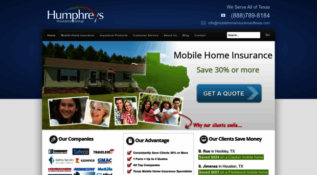 mobilehomeinsuranceoftexas.com