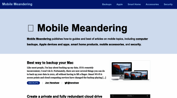 mobilemeandering.com