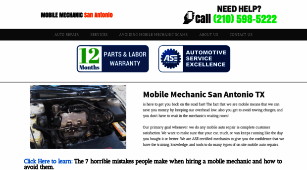 mobilemechanicsanantoniotx.com