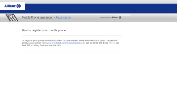mobilephoneregistration.allianz.co.uk